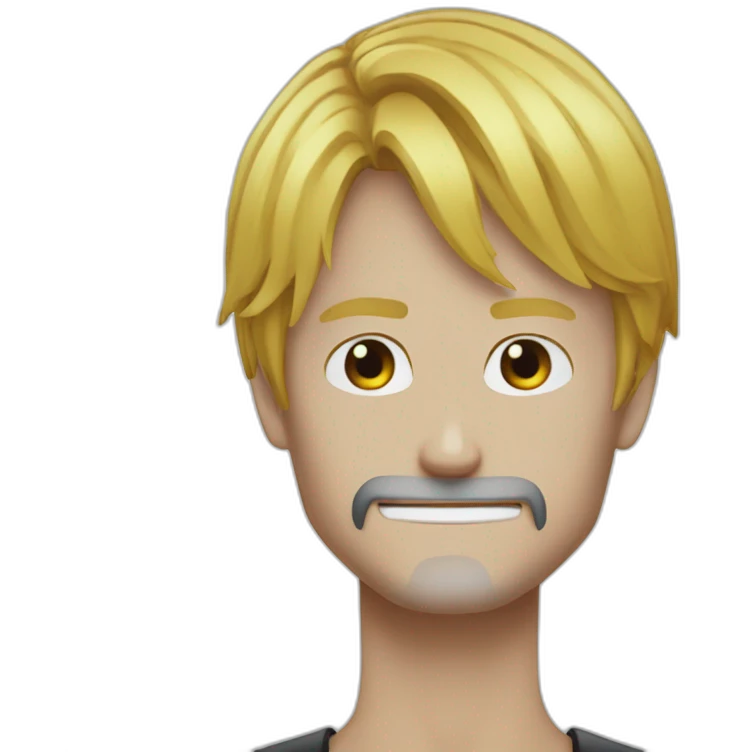 Sanji qui fait un cœur emoji