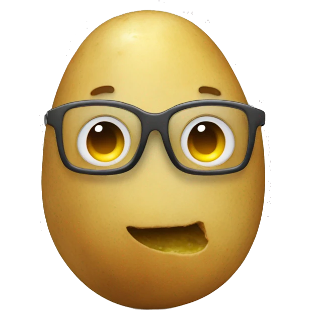 pc powered by a potato emoji
