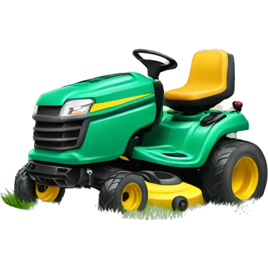 Lawn mower happy birthday  emoji