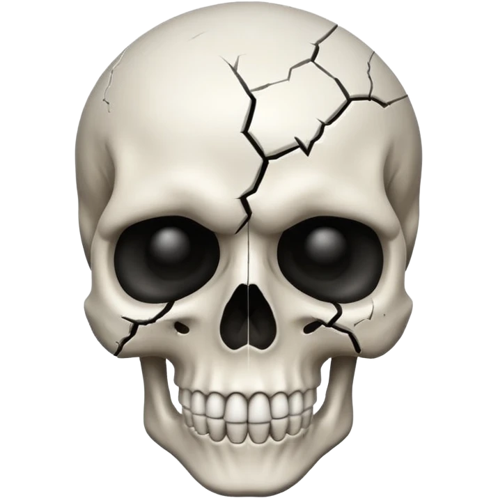 Mind blowing skull emoji
