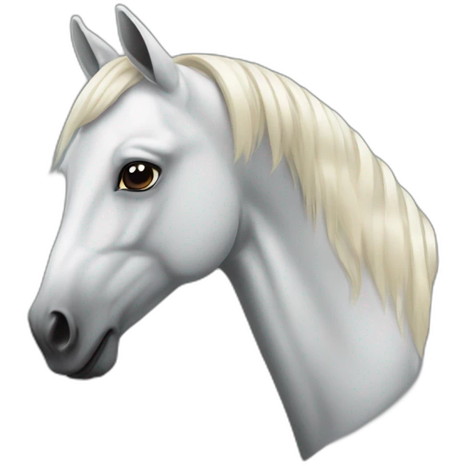 Un cheval emoji