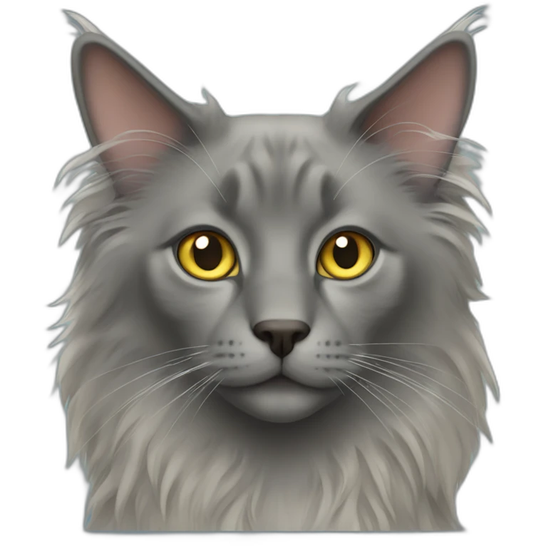 Nebelung cat emoji