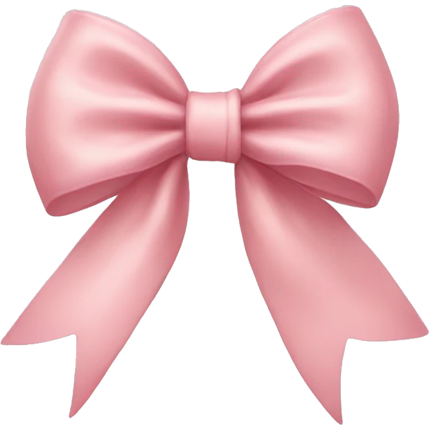 light pink bow vintage  emoji