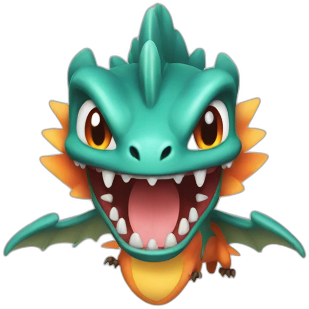 Dracaufeu pokémon emoji