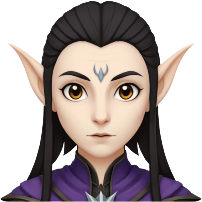 Dark elf emoji
