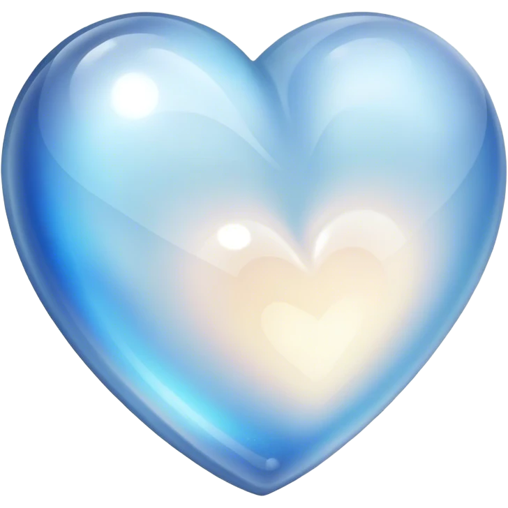 Moonstone heart emoji