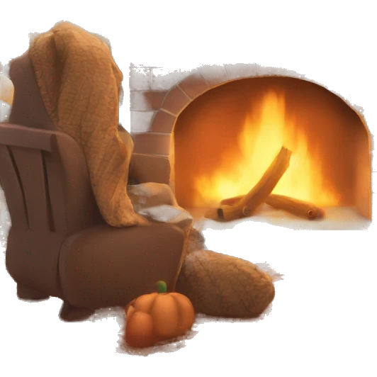 cozy fall time  emoji
