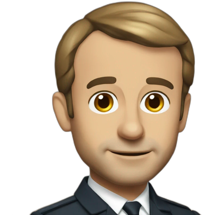 emmanuel macron who does DIY emoji