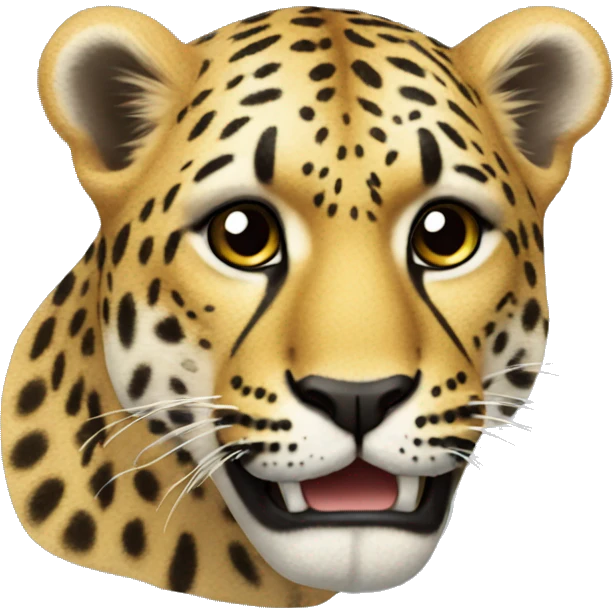 Leopar kalp emoji