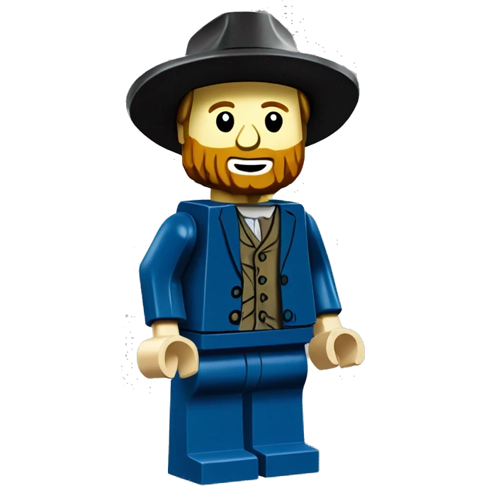 vincent van gogh lego full body emoji