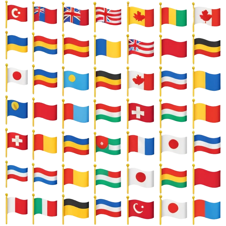 Drapeaux voyageur emoji