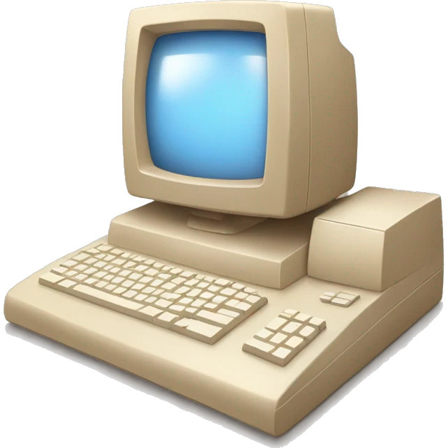 aesthetic beige computer emoji