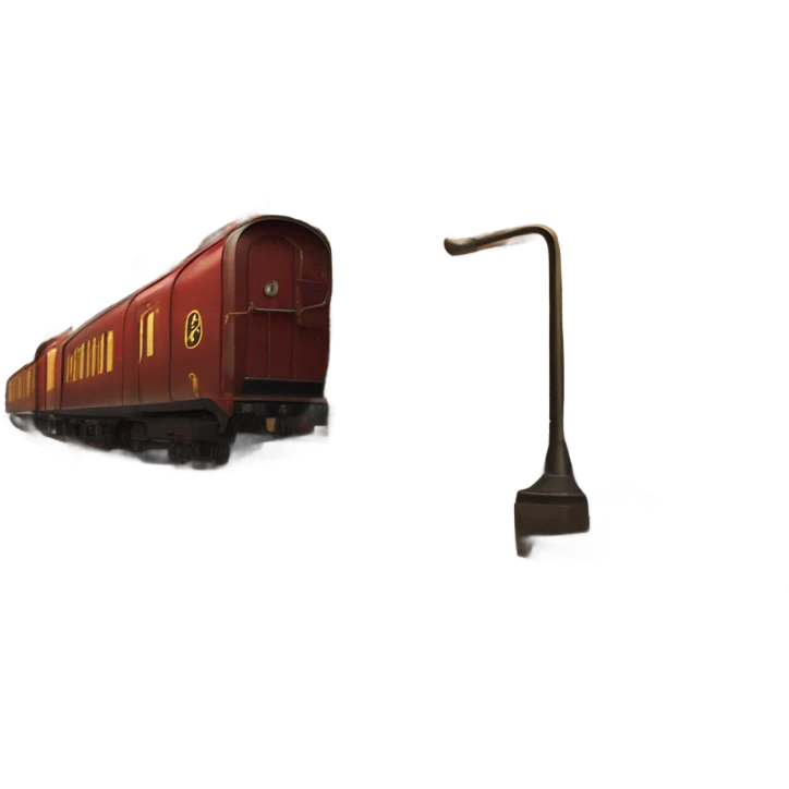 Nine and three-quarters of the platform in harry potter emoji