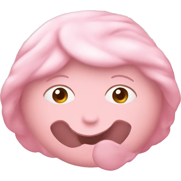 soft pink color for 🍚 emoji