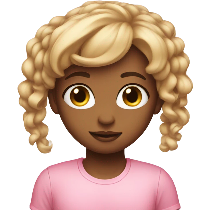 Girly pink emoji