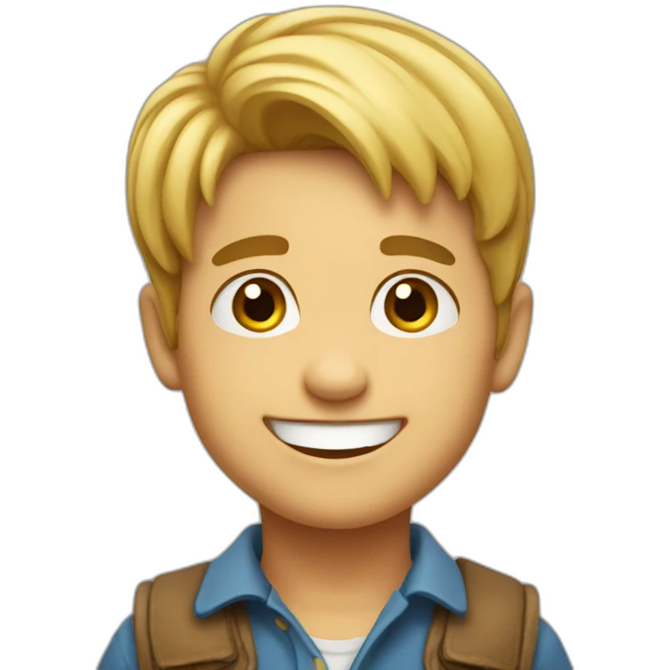 Niño feliz emoji