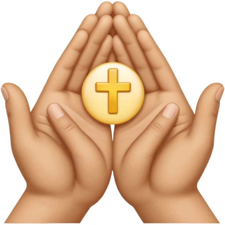 an emoji of hands join in prayers emoji