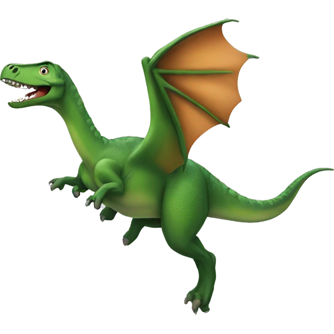 Flying dinosaur  emoji