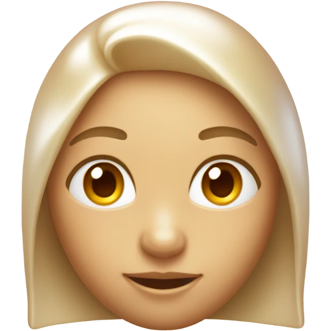 pearl light orange emoji