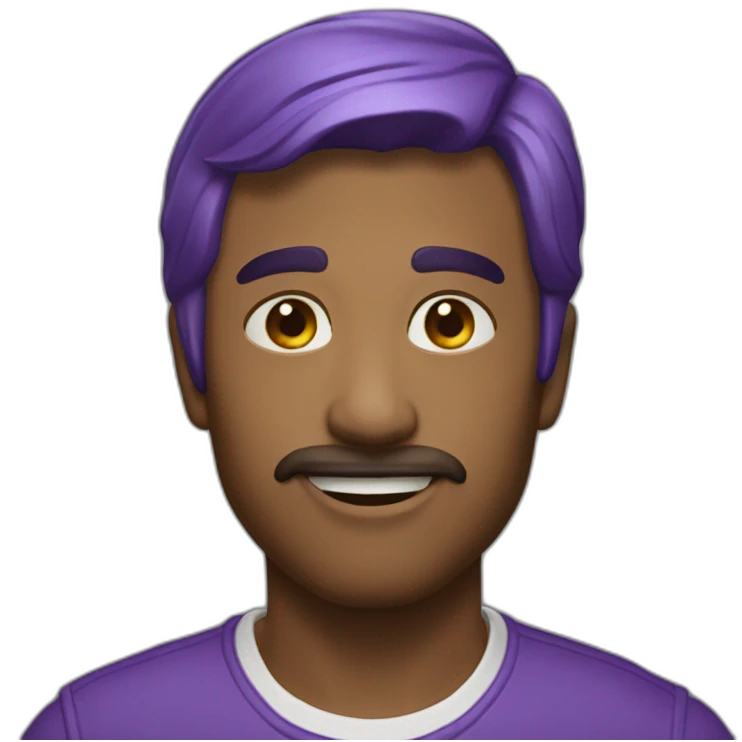 фиолетовая галочка emoji