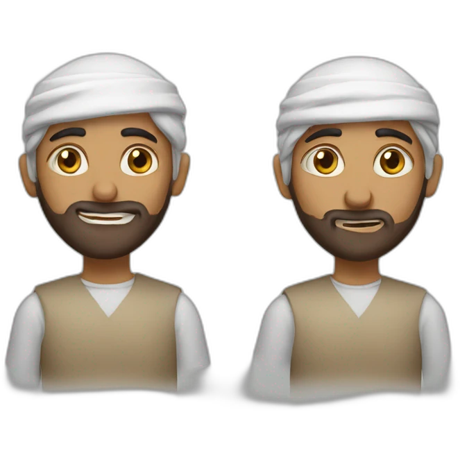 Un arabe emoji