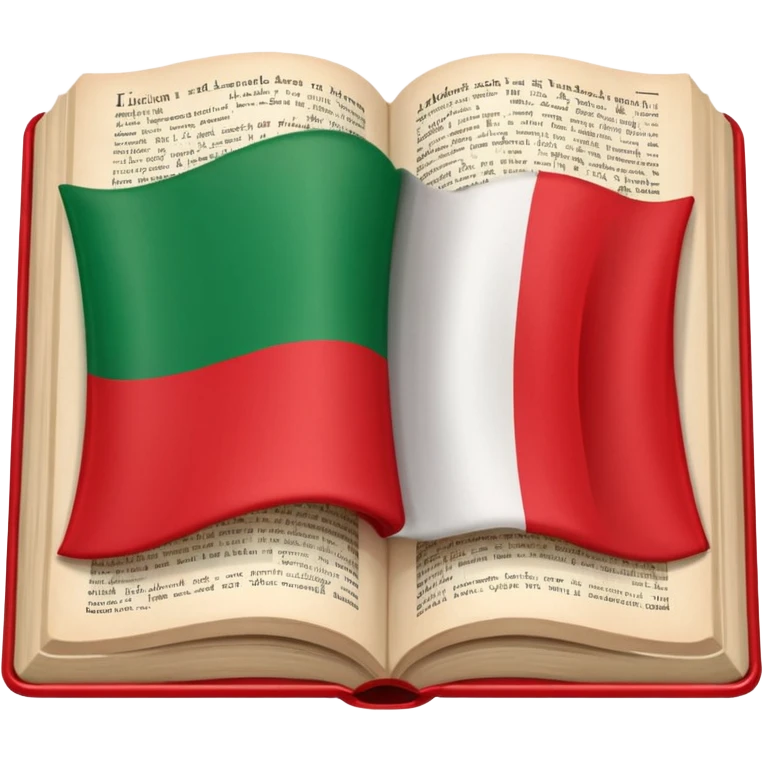 italian austrian flags in a dictionary emoji