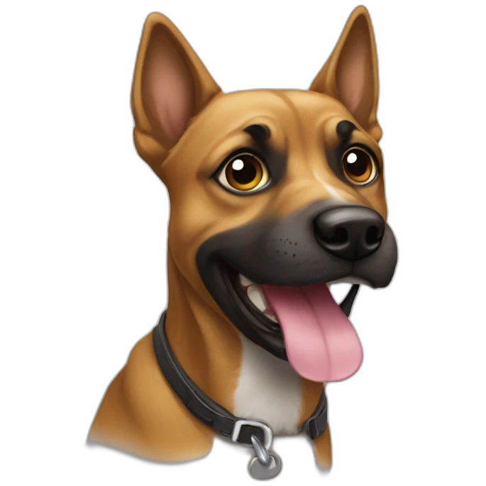 chat sur chien emoji