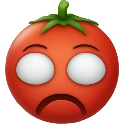 sad tomato emoji