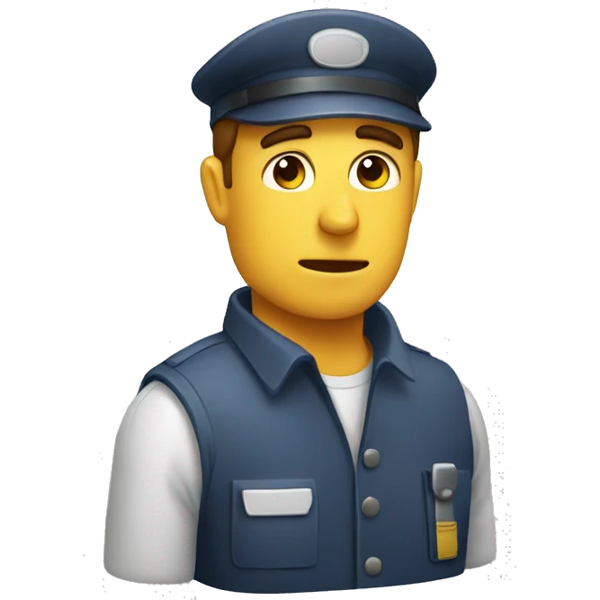 Tired postman emoji