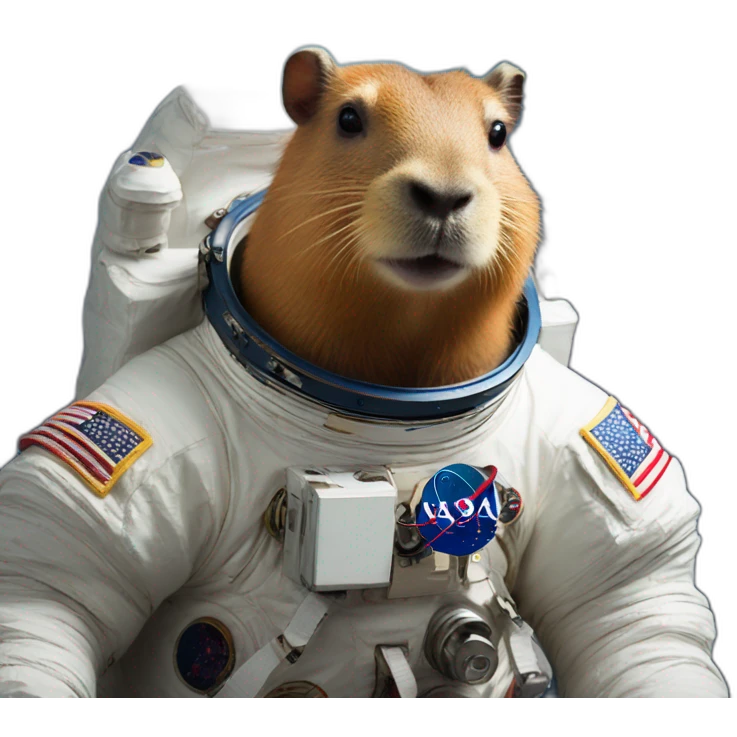 capybara astronaut emoji
