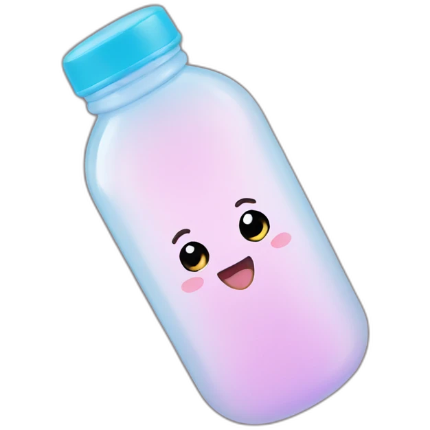 Kawaii water bottle emoji