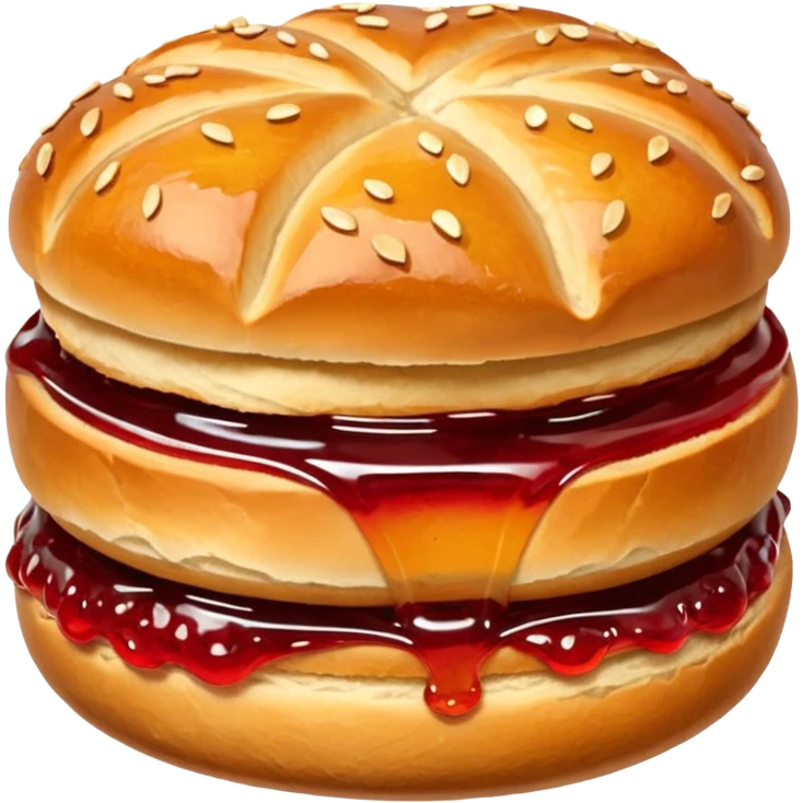 brötchen mit marmelade emoji