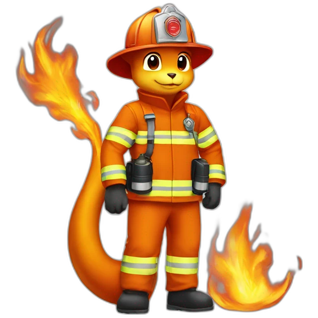 fireman-Charmander emoji