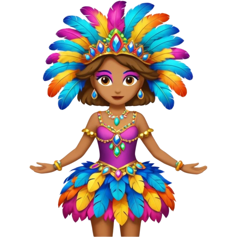 carnival-mas-costume,colorfull dress emoji