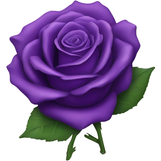 purple rose emoji