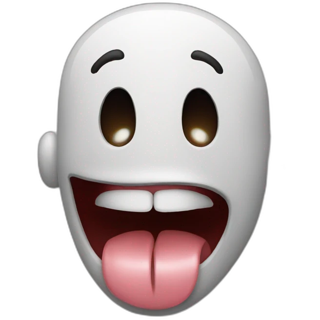 Die tongue out emoji