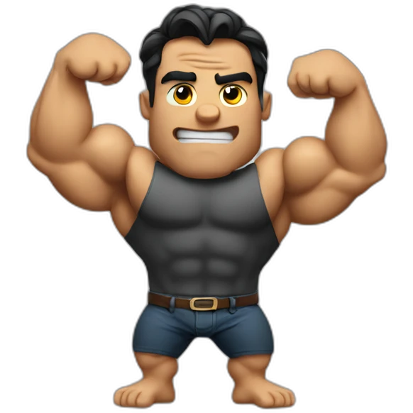 arnold flexing emoji