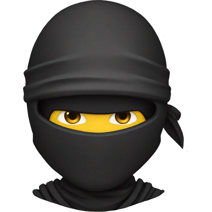 Bandit ninja emoji