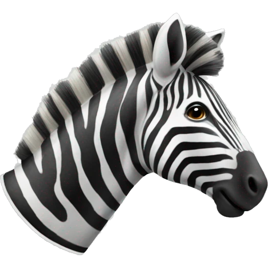 Un uomo di colore    che cavalca una zebra emoji