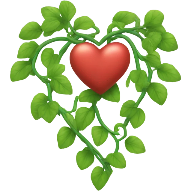 Vine heart emoji