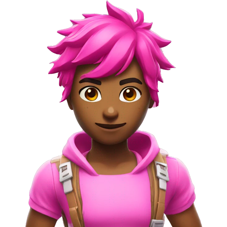 Fortnite pink skin emoji