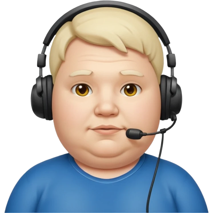 Fat gamer emoji