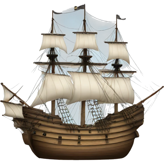 mayflower ship  emoji