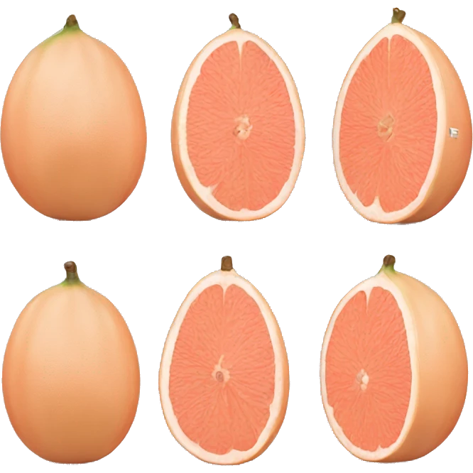 Pomelo fruit emoji