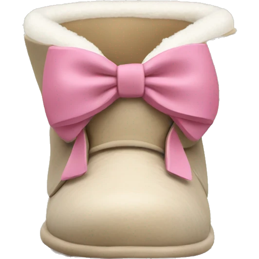 UGG whit a bow emoji