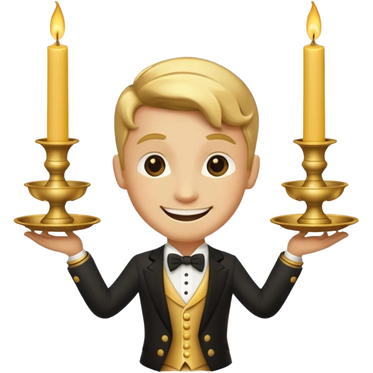 Character in Beauty and the Beast: Candlestick Butler Lumia emoji