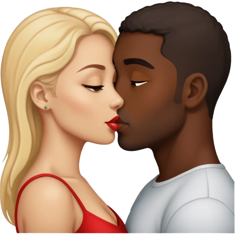 woman men kiss emoji