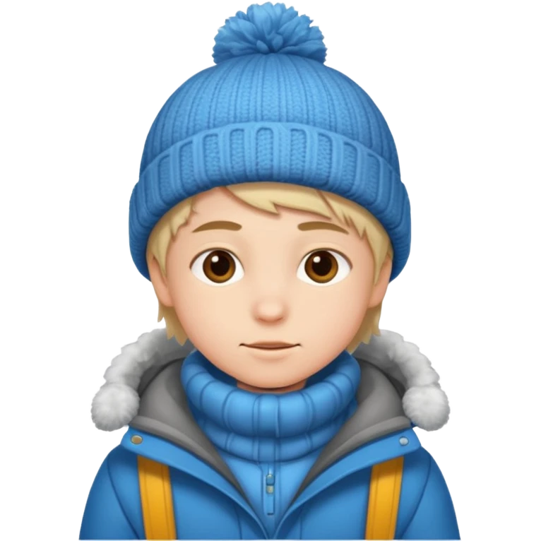 kid in winter outfit emoji