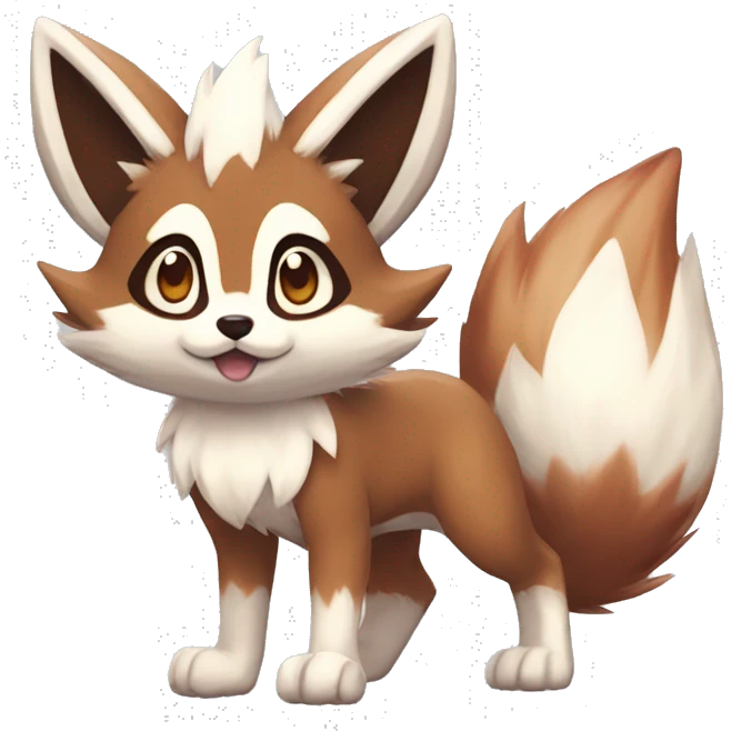 Lycanroc Eevee Furret Zigzagoon Fakémon emoji