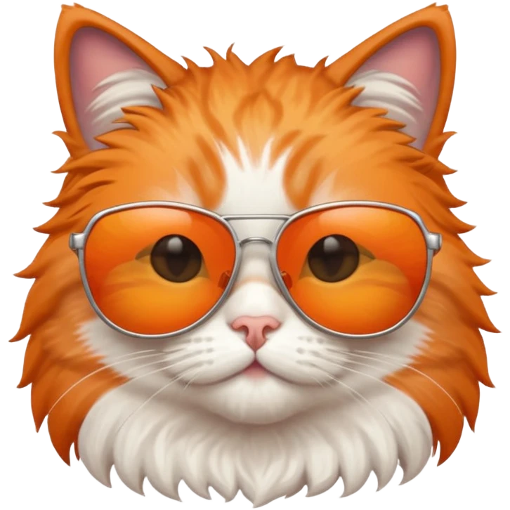 Cat wearing sunglasses emoji